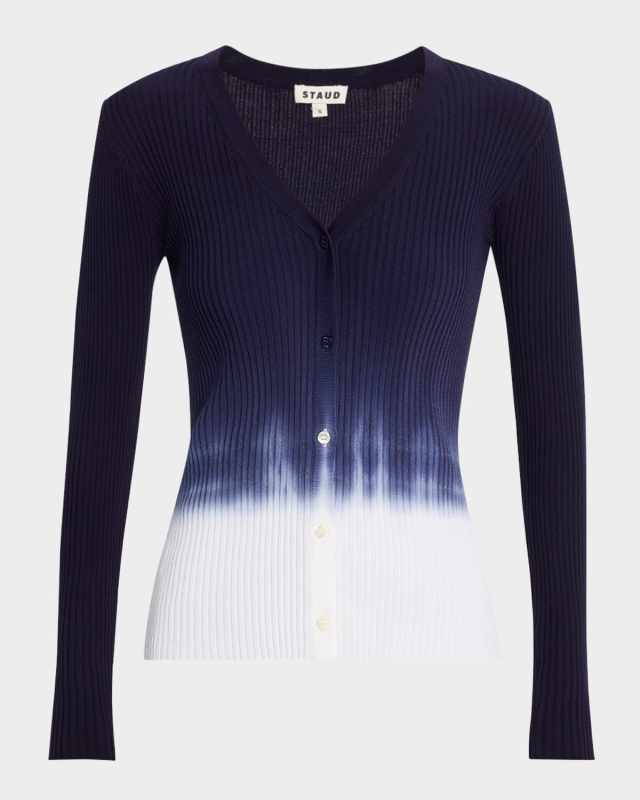 Cargo Tie-Dye Ribbed Cardigan